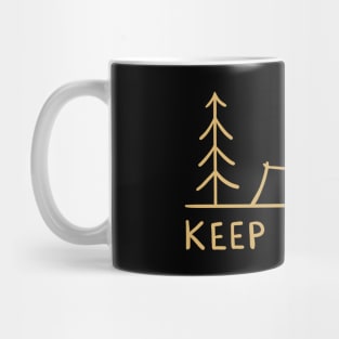 keep it simple golden Mug